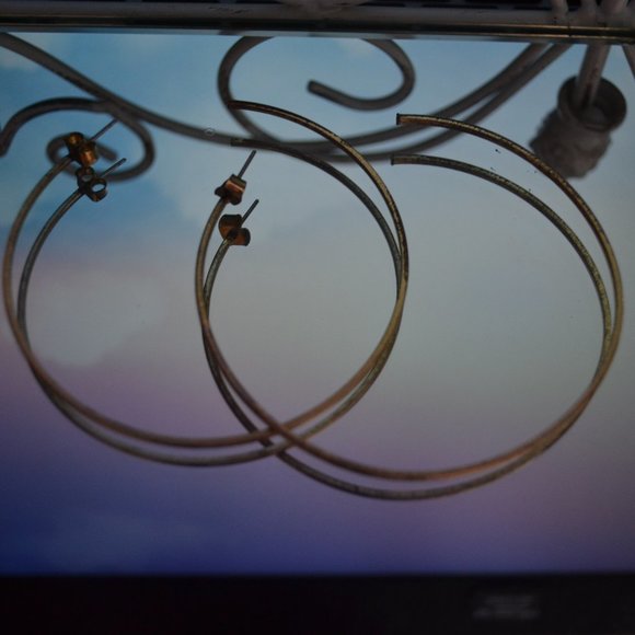 ✨ FREE ✨ 2 Pairs Hoop Earrings - Picture 2 of 4